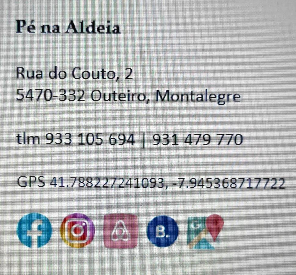 Villa Pé na Aldeia Outeiro  Exterior foto